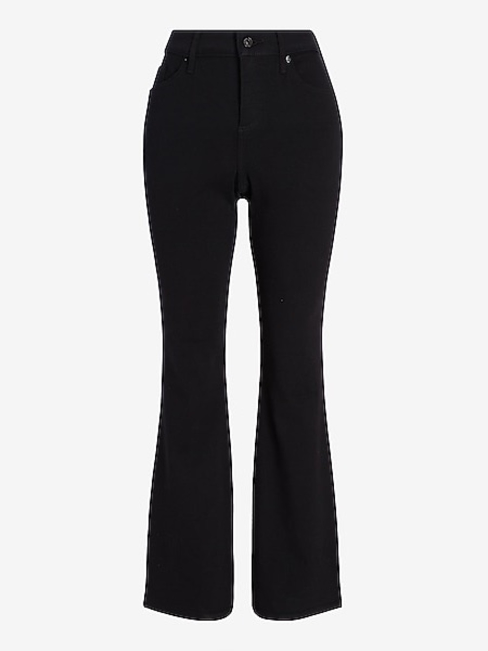 Express Black Curvy Boot Mid-Rise Jeans - 6L - Picture 3 of 6